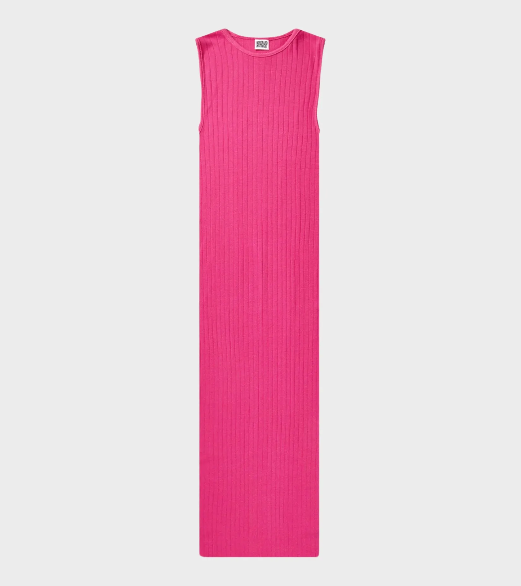 101 Tank Rib Dress Chock Pink