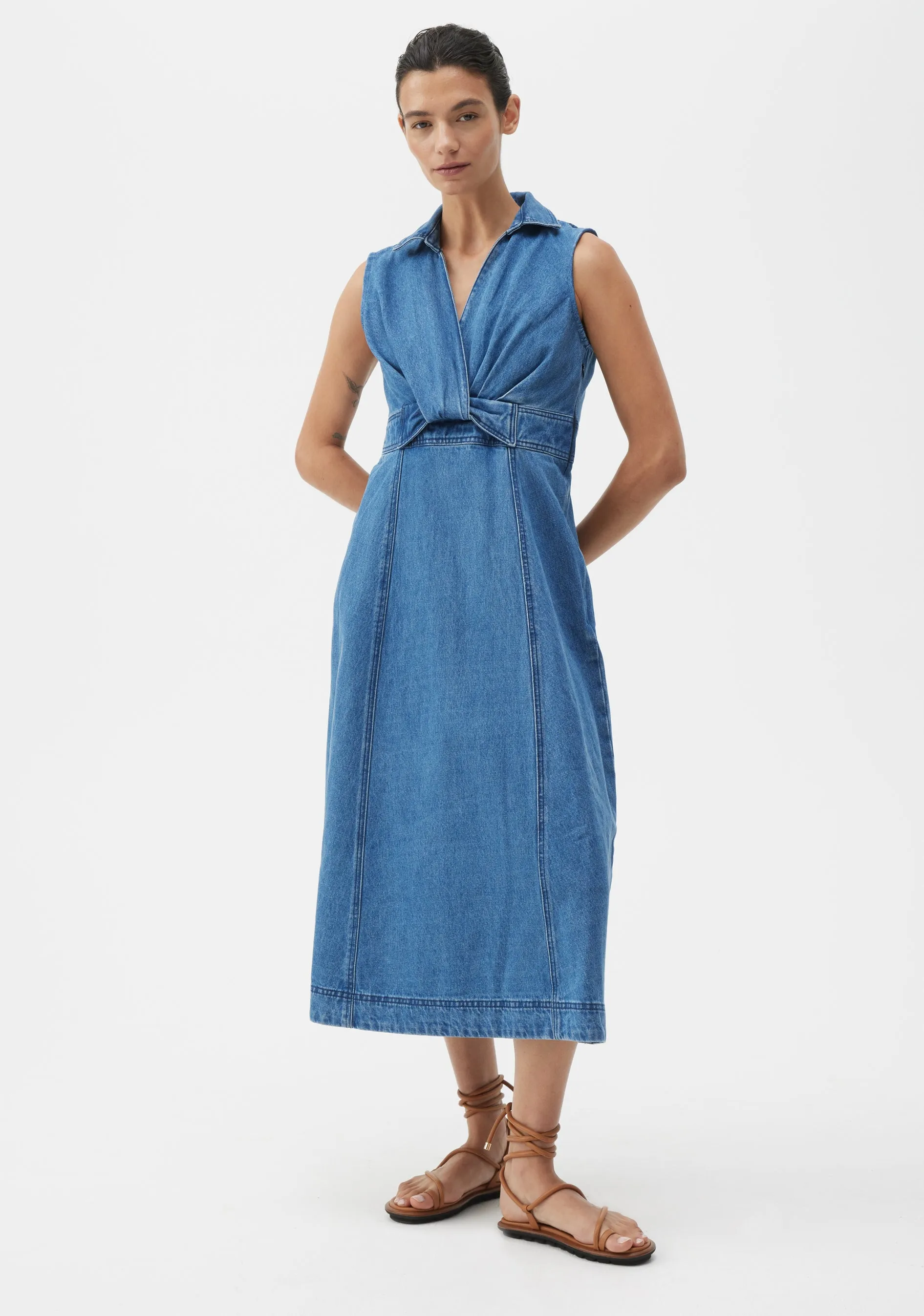 Amiko Denim Dress_Blue