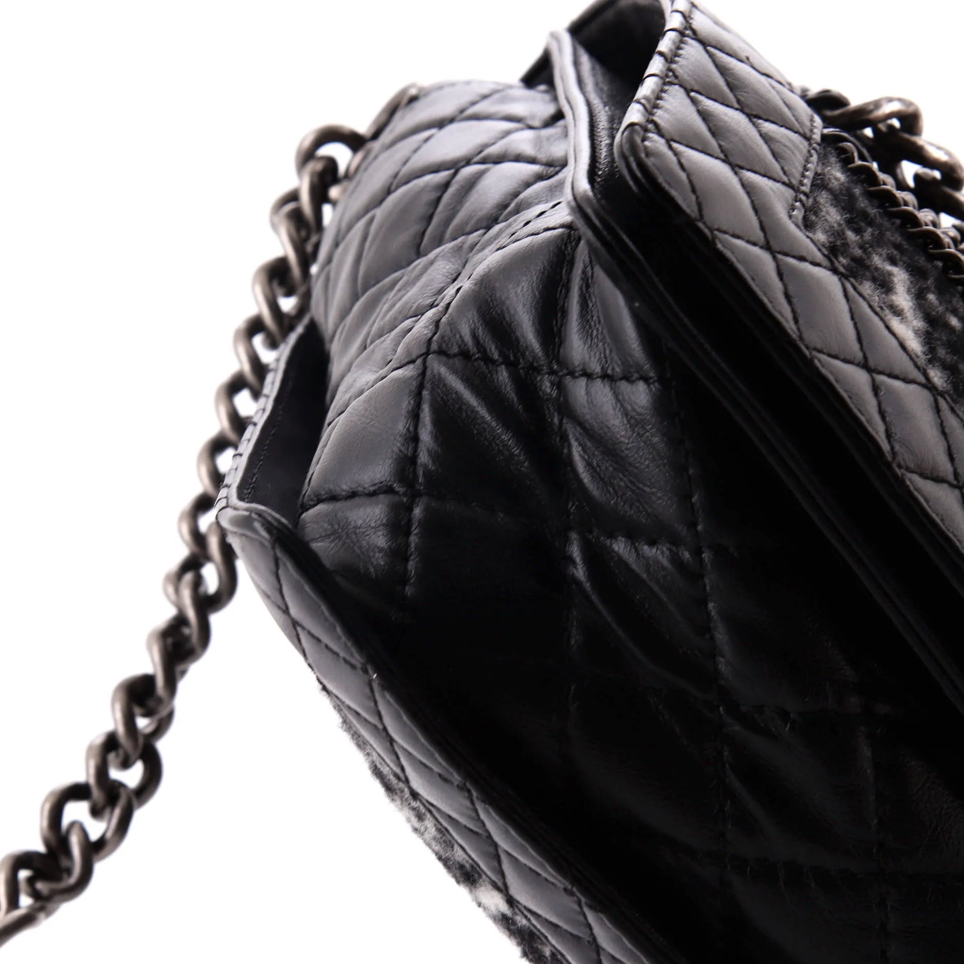 Boy Flap Bag Enchained Tweed XL