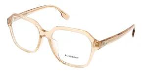 Burberry 0BE2358F 3358 Isabella Square Full Rim Transparent Peach Optical Frames