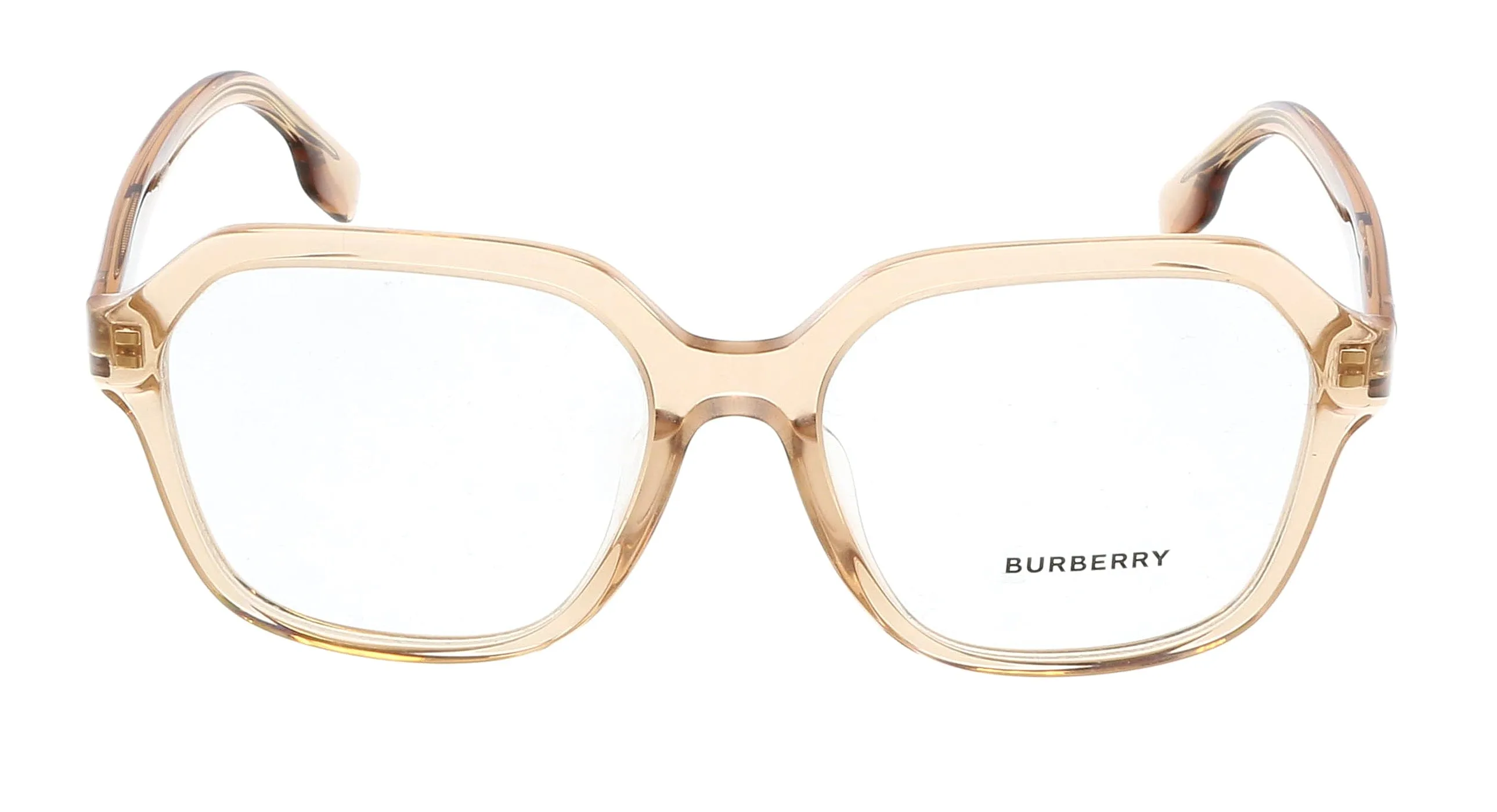 Burberry 0BE2358F 3358 Isabella Square Full Rim Transparent Peach Optical Frames