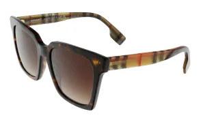 Burberry 0BE4335 393013 Square Full Rim Havana Sunglasses