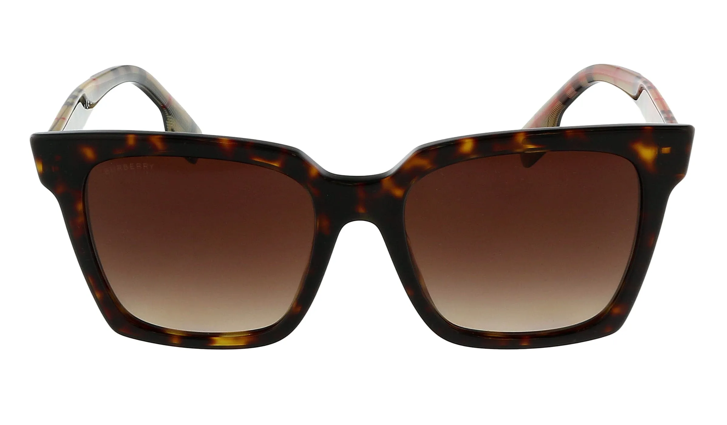Burberry 0BE4335 393013 Square Full Rim Havana Sunglasses