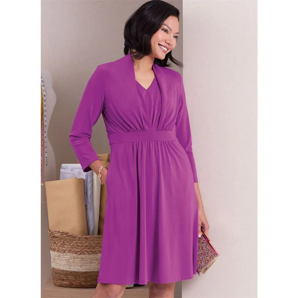 Butterick Pattern B6940 Misses' Knit Dresses by Palmer / Pletsch