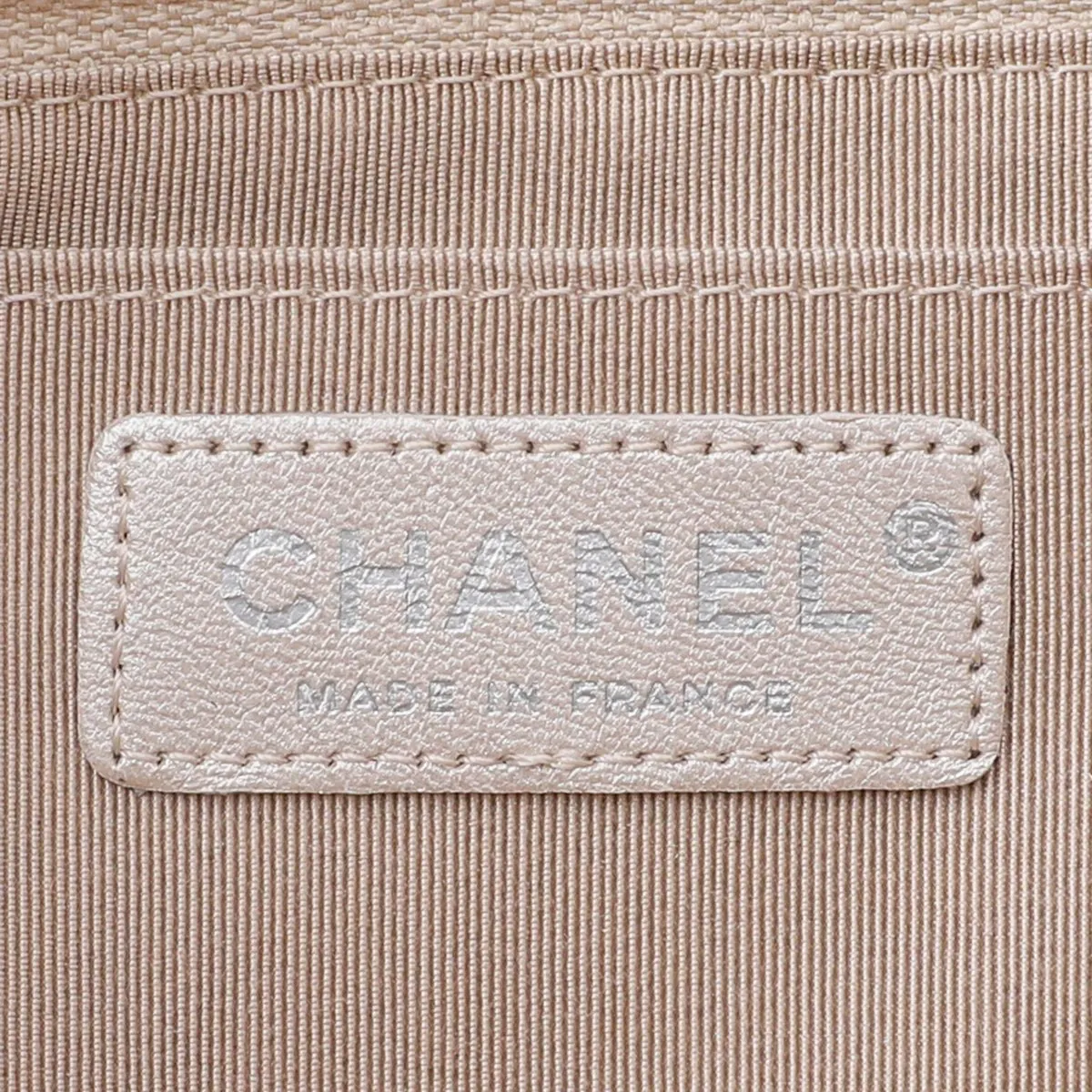 Chanel Beige CC Patchwork Precious Symbols Tote Bag