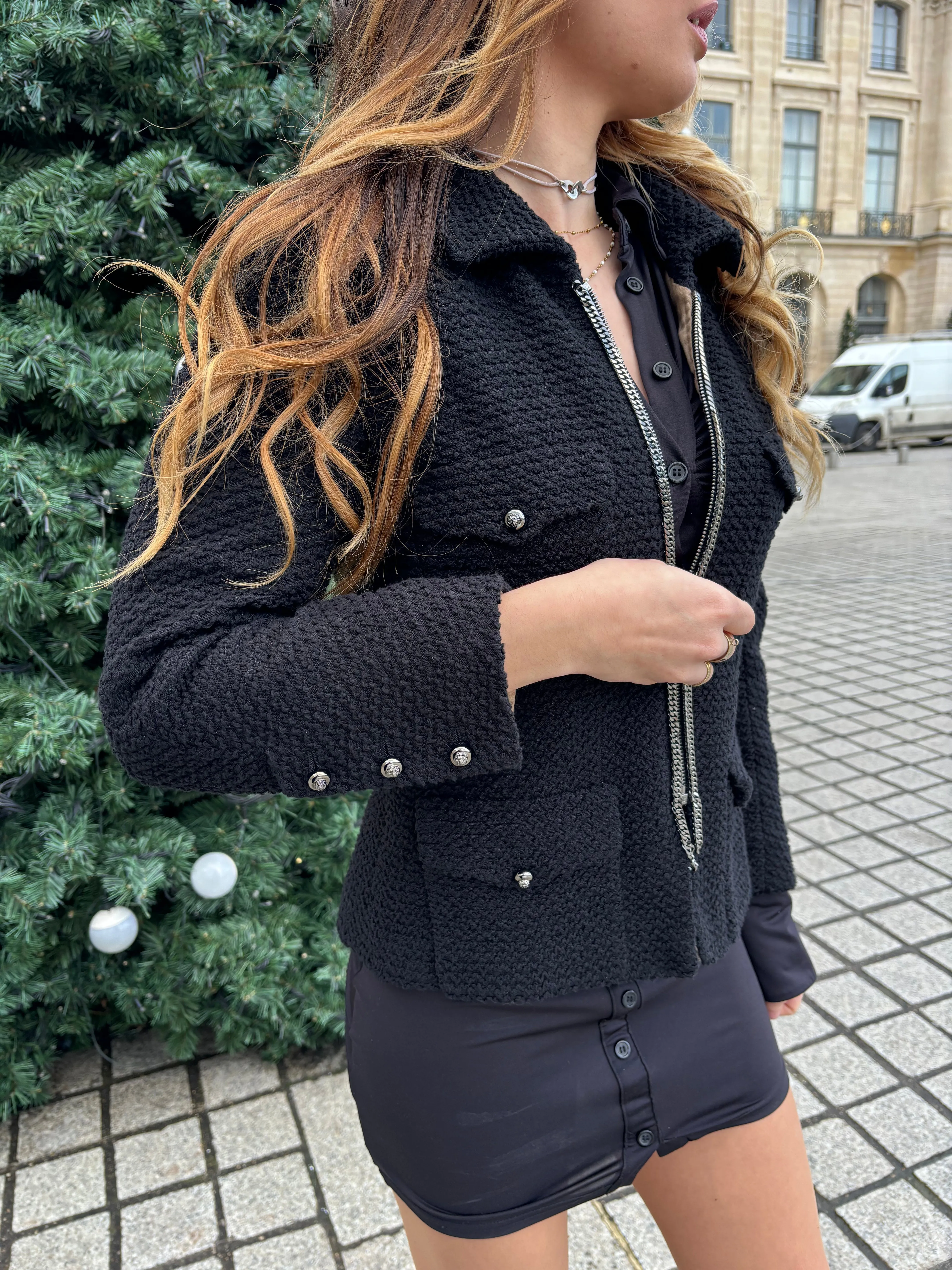 Chanel - Veste Tweed T38