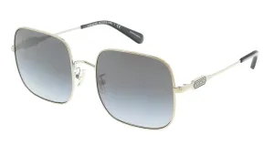 Coach 0HC7120 93468G Light Gold Square Full Rim Sunglasses