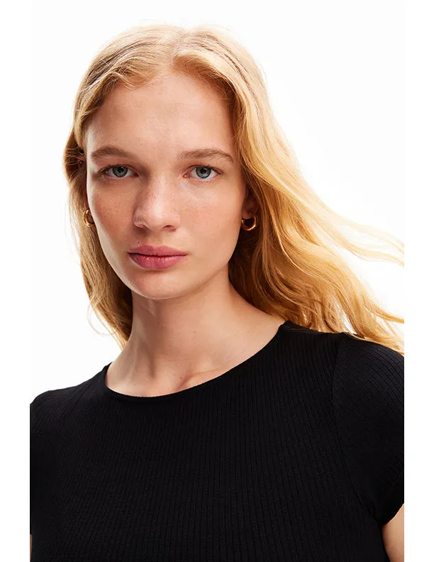 Desigual Short Sleeve Knit Dress