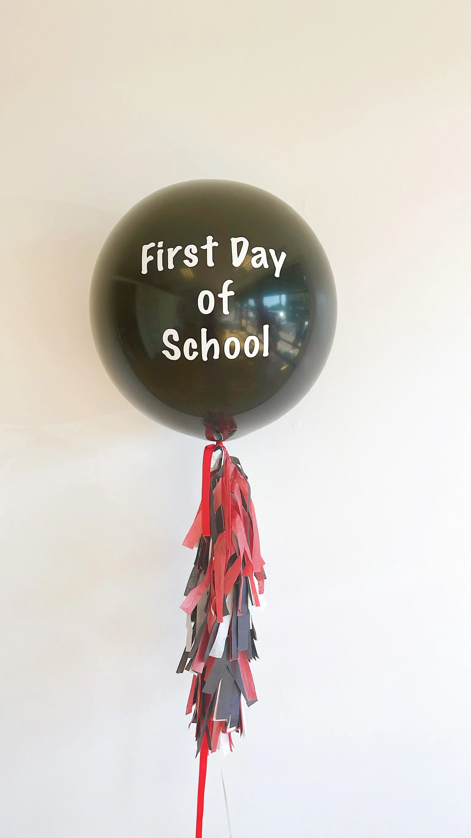 First Day of School/Grade Level Jumbo Balloon with Tassel Tail DIY Kit