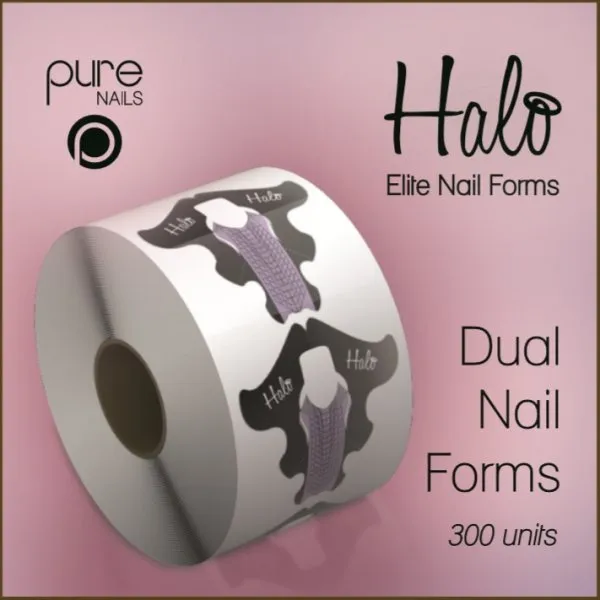 Halo Elite Dual Nail Forms 300 pk