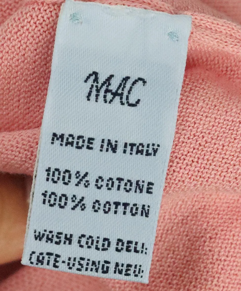 Malo Pink Shortsleeve Cotton Crewneck sz 12