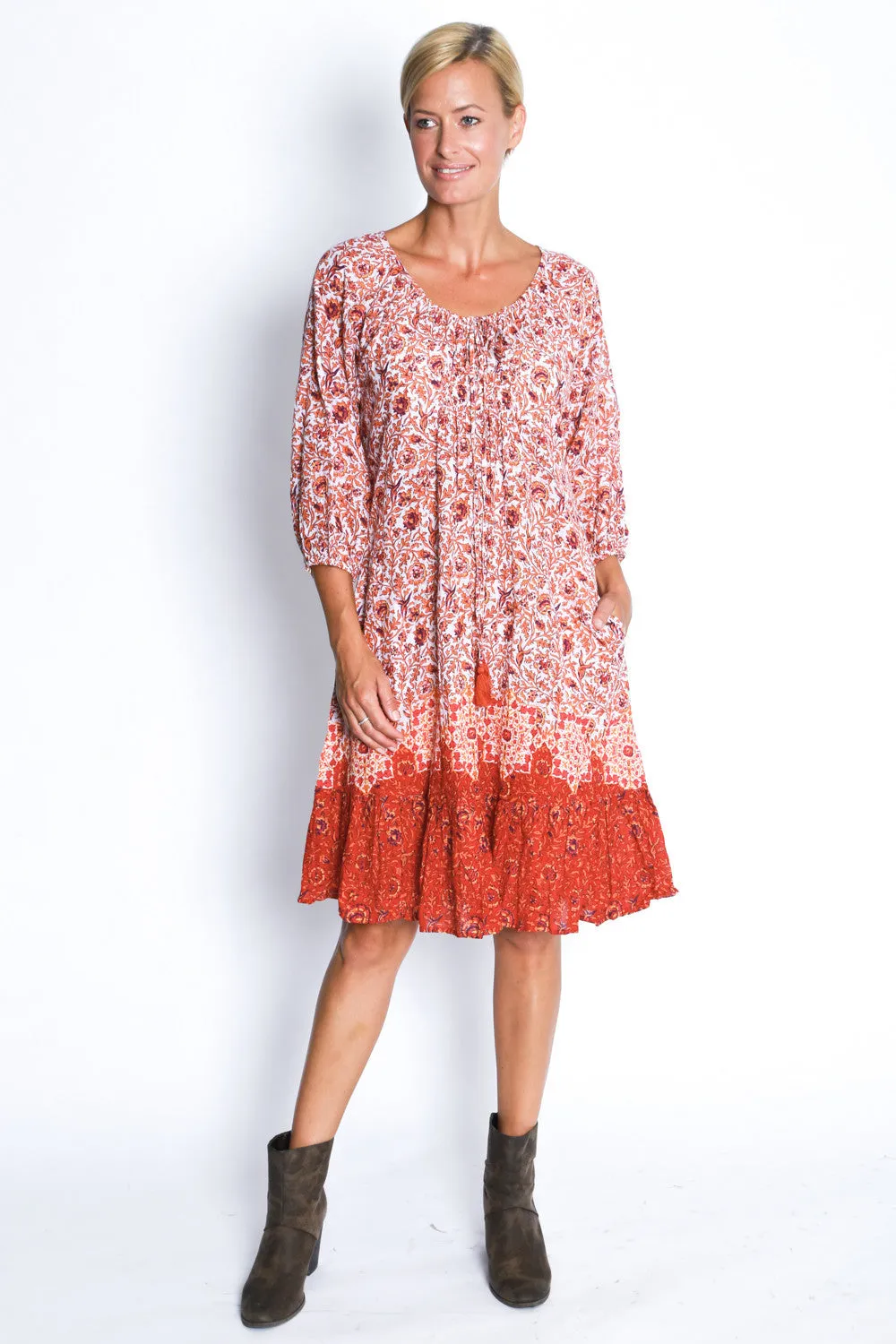 Ohio Dress in Chilli