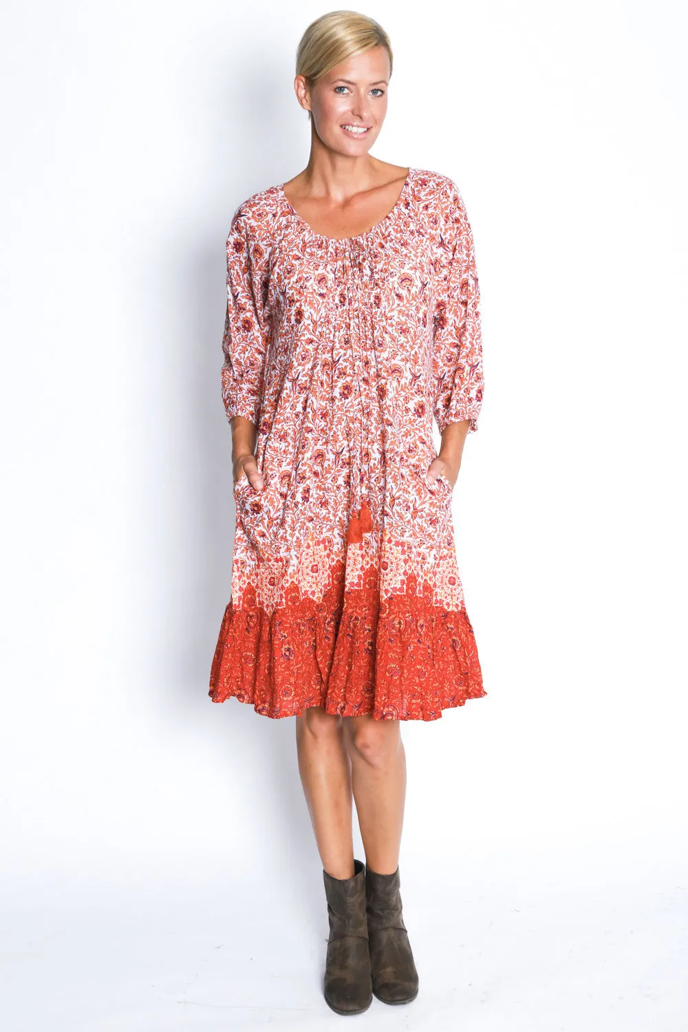 Ohio Dress in Chilli