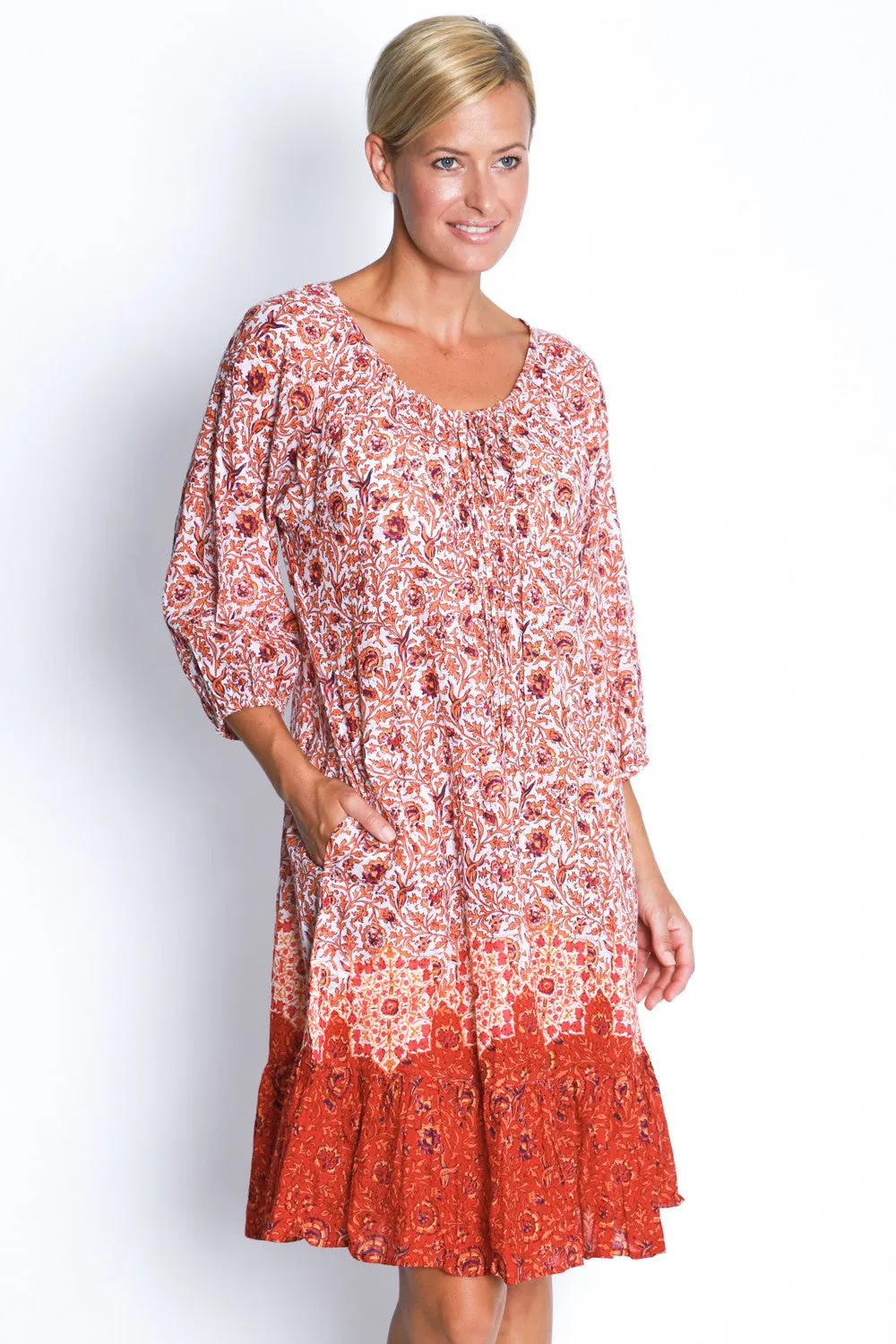 Ohio Dress in Chilli