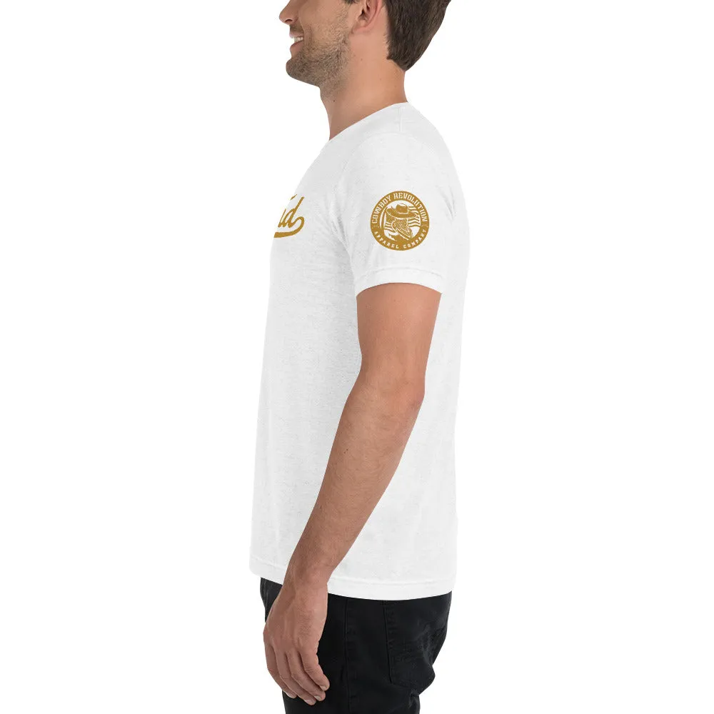 "Slow Hand" COWBOY REVOLUTION SHORT SLEEVE TRI-BLEND TEE