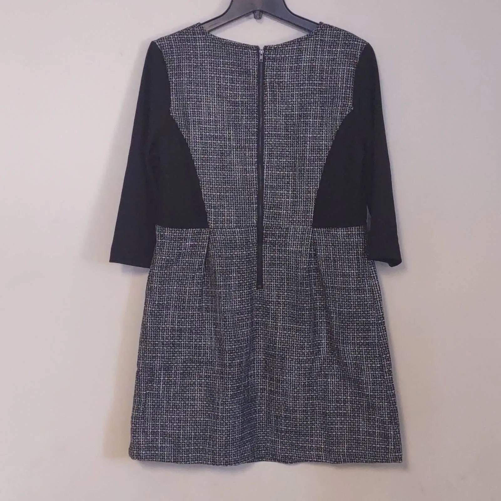 Romeo & Juliet Couture Contrast Dress Large Black White