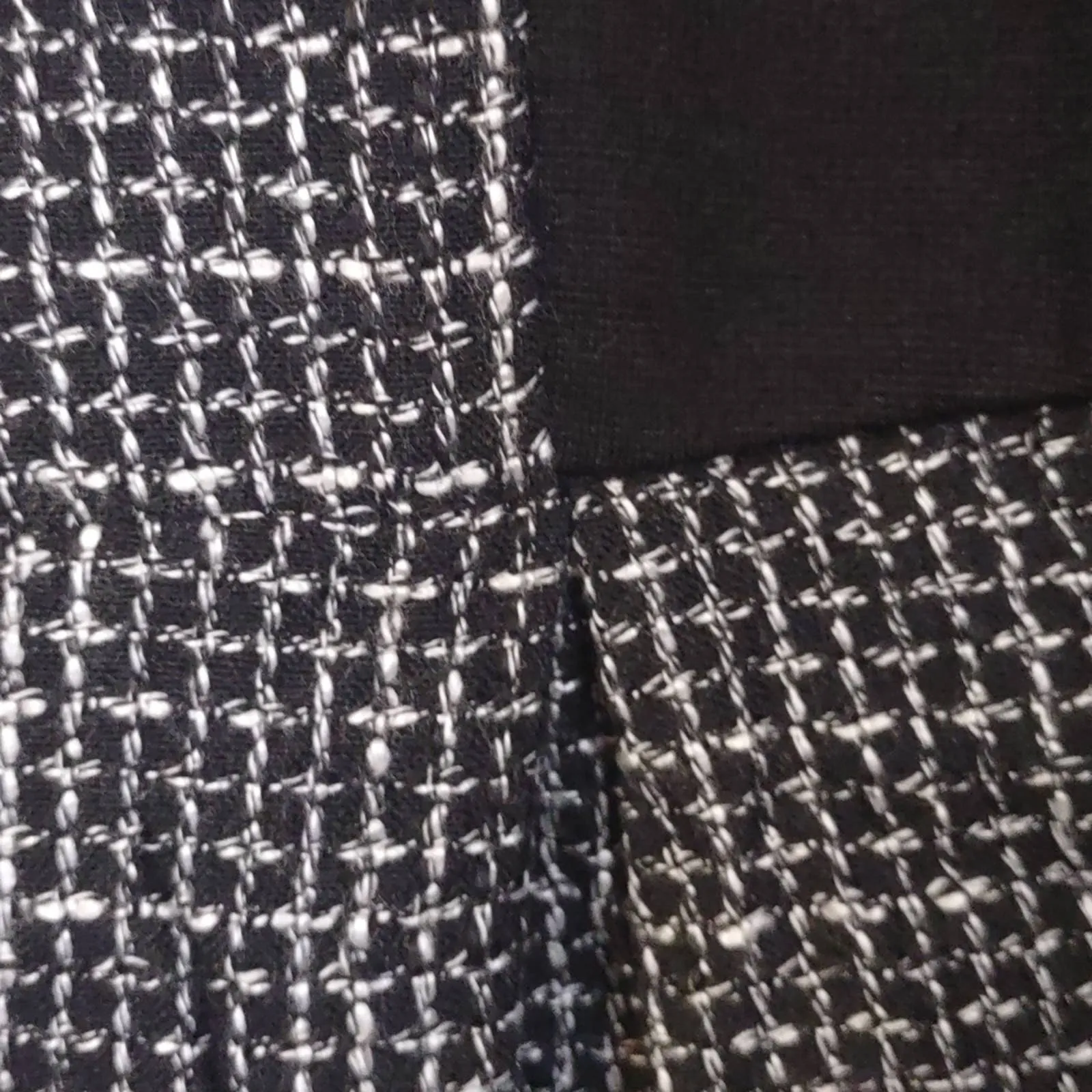 Romeo & Juliet Couture Contrast Dress Large Black White